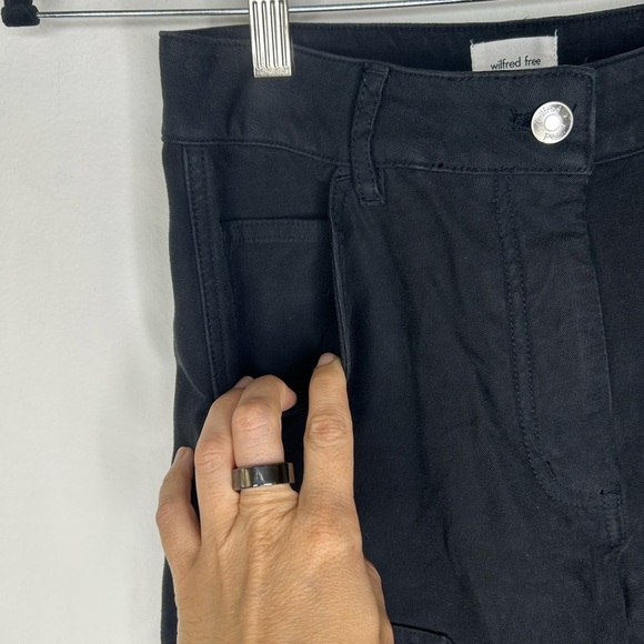Aritzia Wilfred Free Brennan knee patch utility high rise pants size 4 - Picture 7 of 9